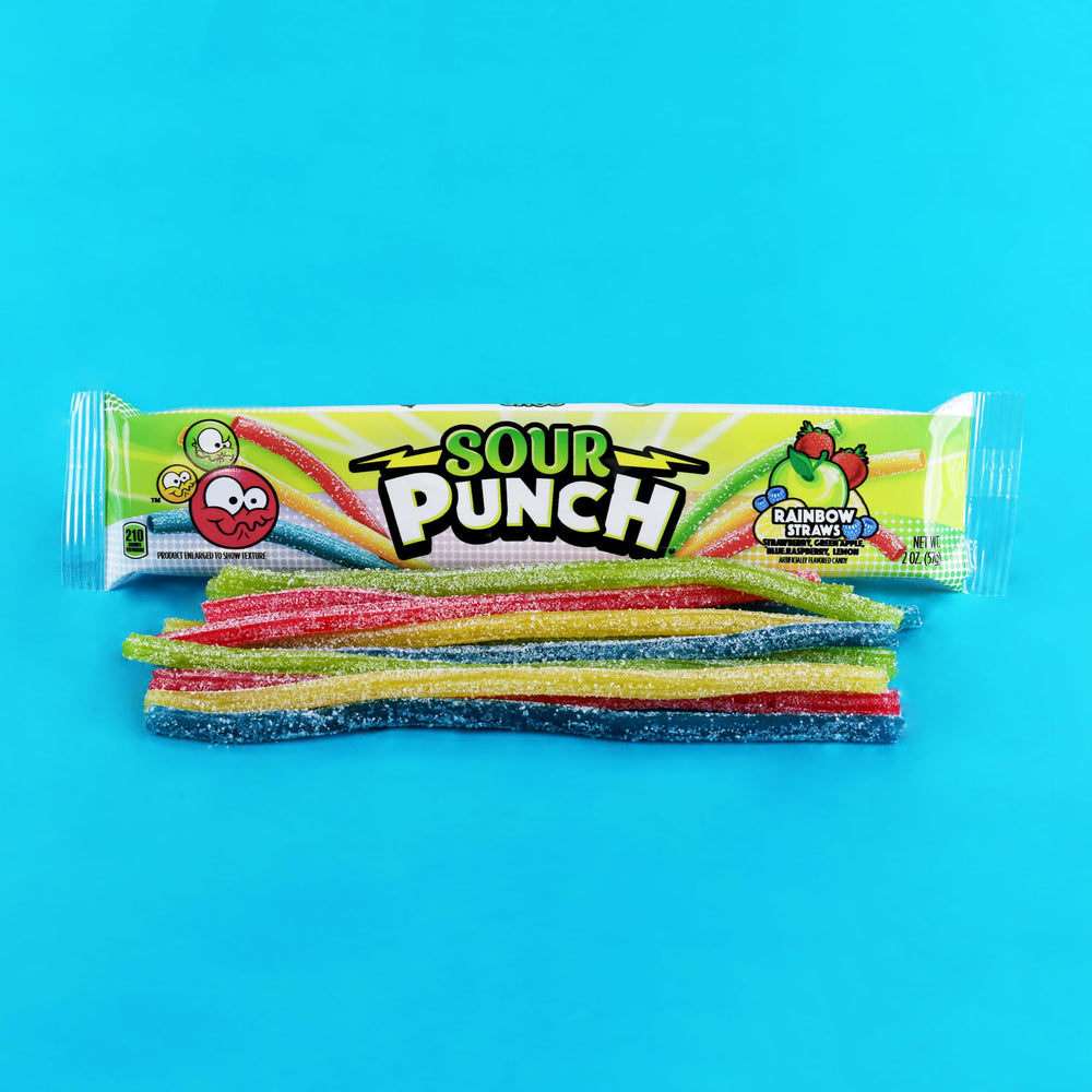Sour Punch varias bandejas apiladas listas para venta y evento