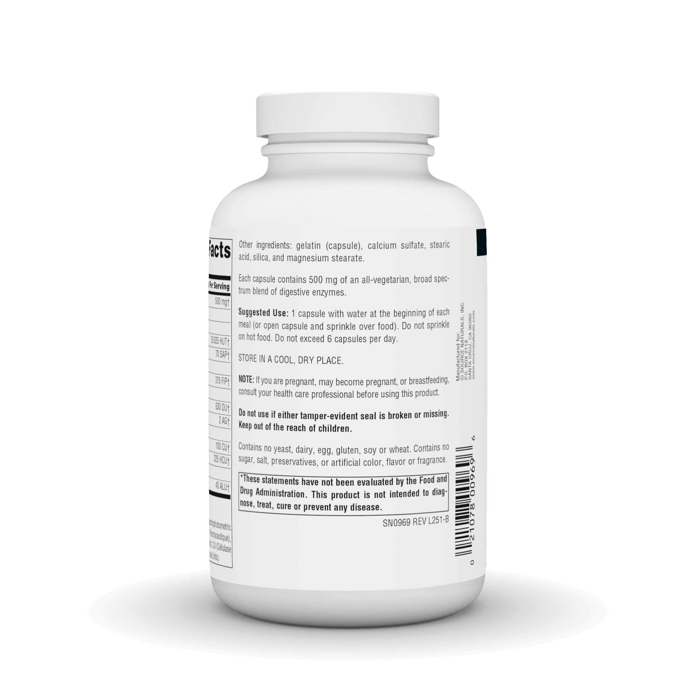 Source Naturals espolvoreado sobre ensalada demuestra uso sugerido al comer