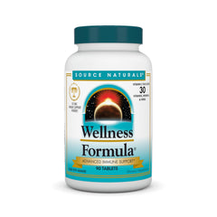 Source Naturals botella frontal mostrando etiqueta y 90 tabletas para apoyo inmune