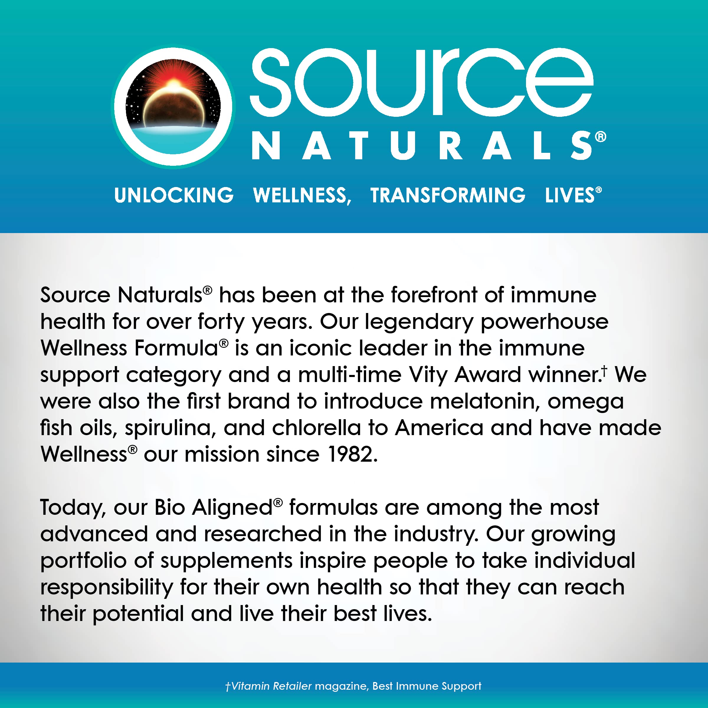 Source Naturals sello cGMP representando control de calidad y confianza