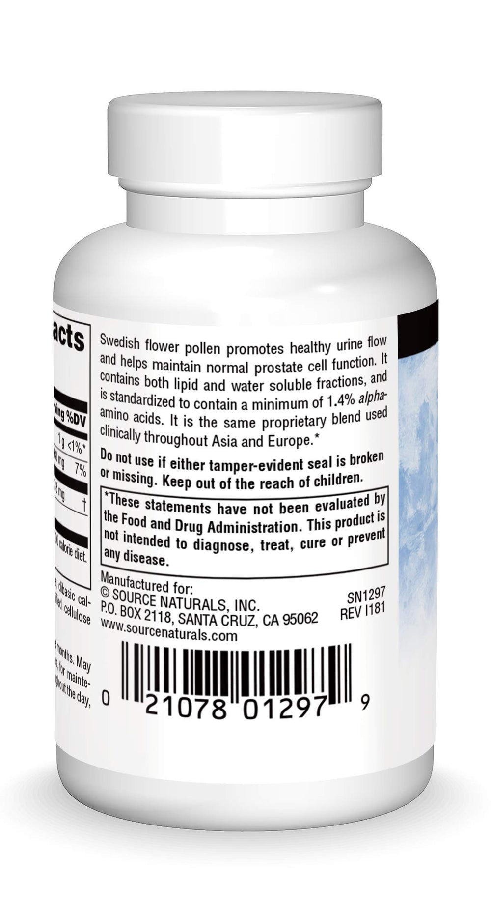 Source Naturals primer plano de la textura de la tableta para apreciación de forma