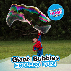 South Beach Bubbles varitas en uso en parque generando burbujas gigantes para diversión familiar