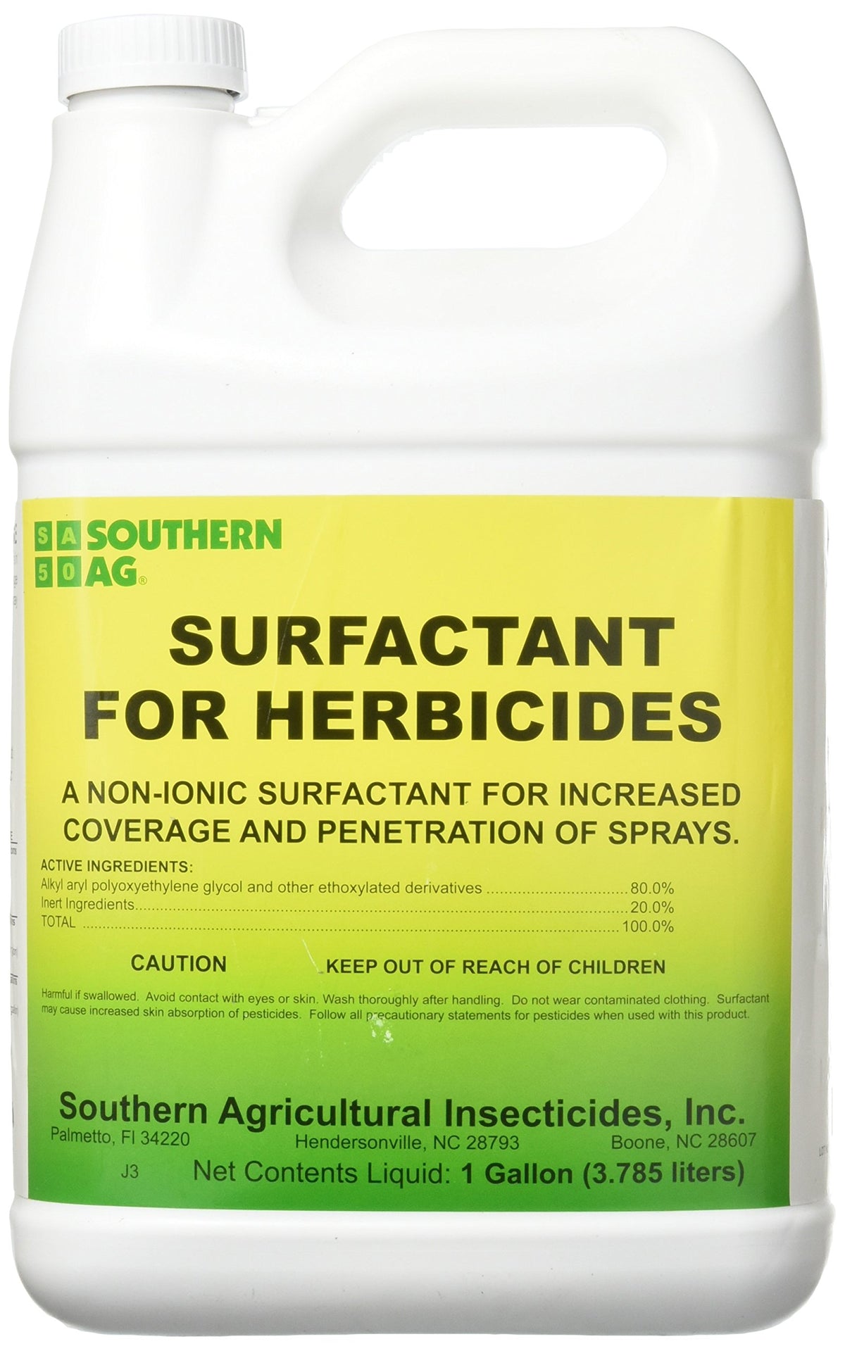 Southern Ag envase frontal mostrando etiqueta y mejora de cobertura