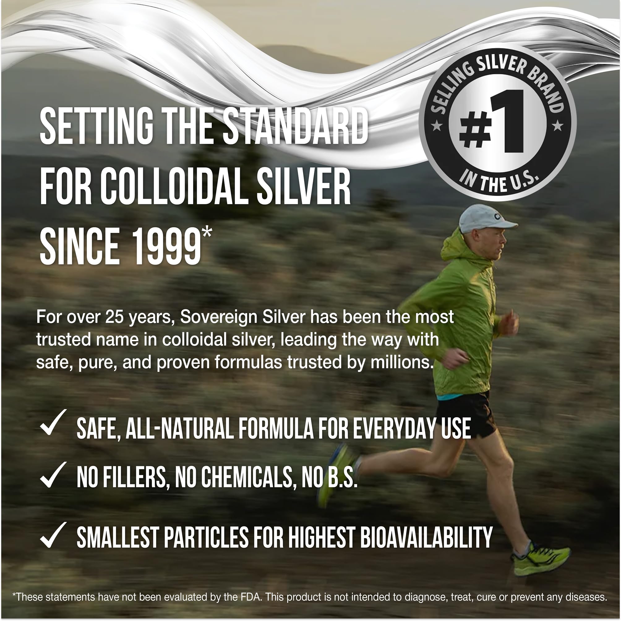 Sovereign Silver empaque con sello GMP calidad y fabricación segura
