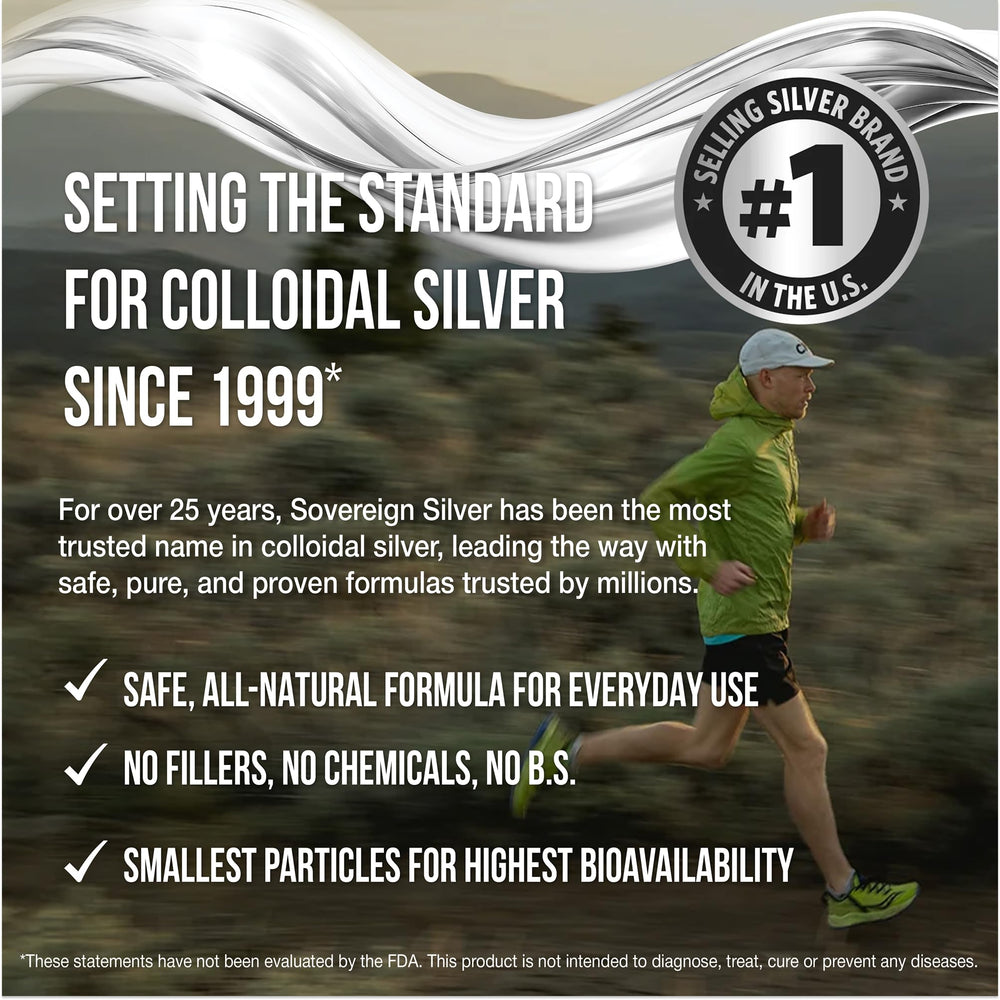 Sovereign Silver empaque con sello GMP calidad y fabricación segura