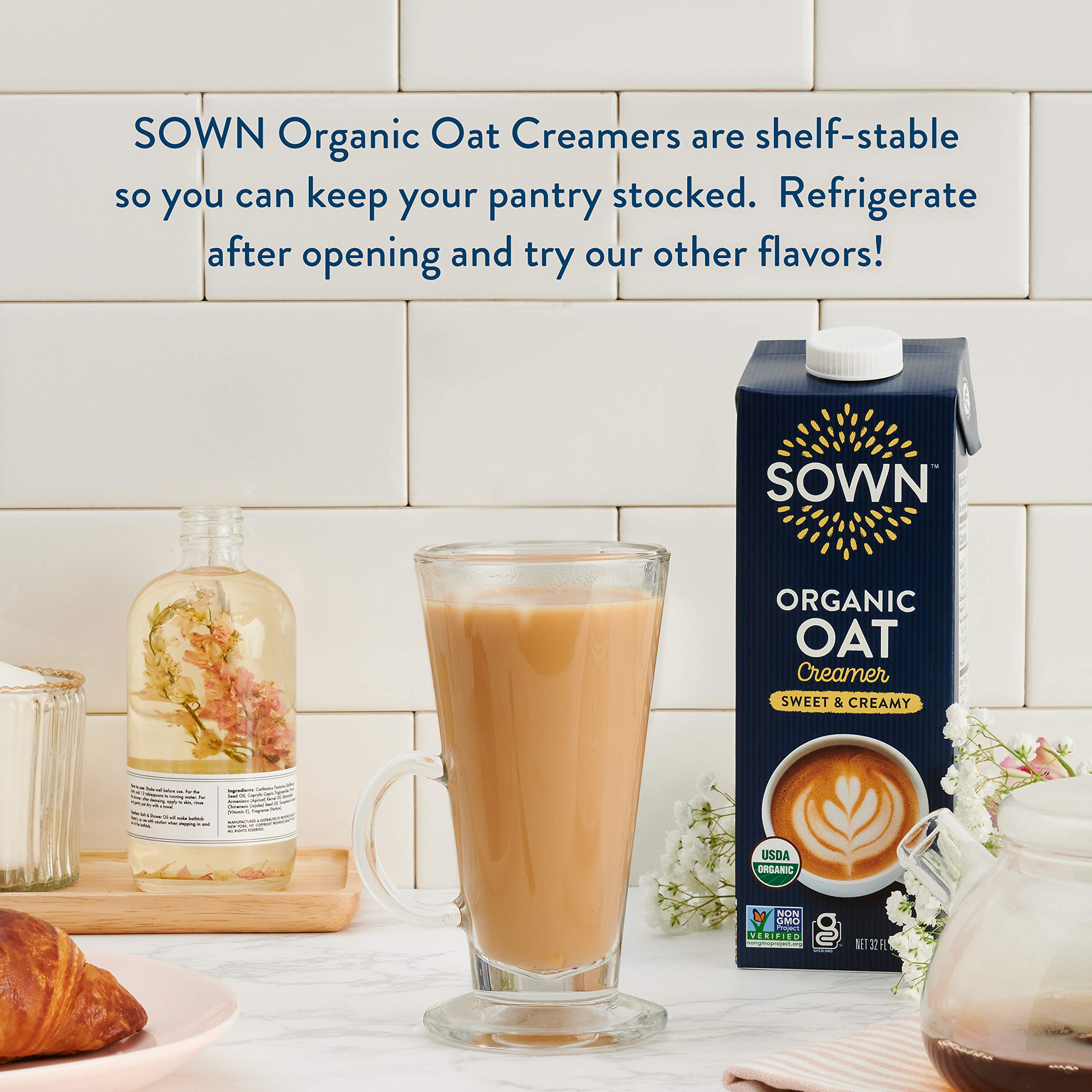 SOWN detalle de avenas laminadas usadas como base para mejor sabor