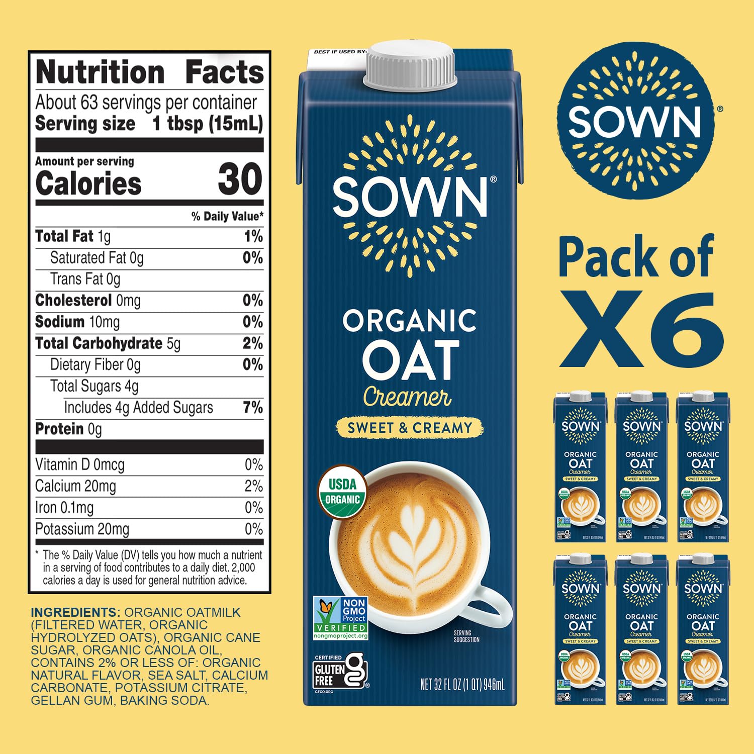 SOWN pack de 6 en despensa transmite almacenamiento práctico y ahorro
