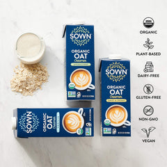 SOWN primer plano de textura cremosa que mejora la mezcla en café