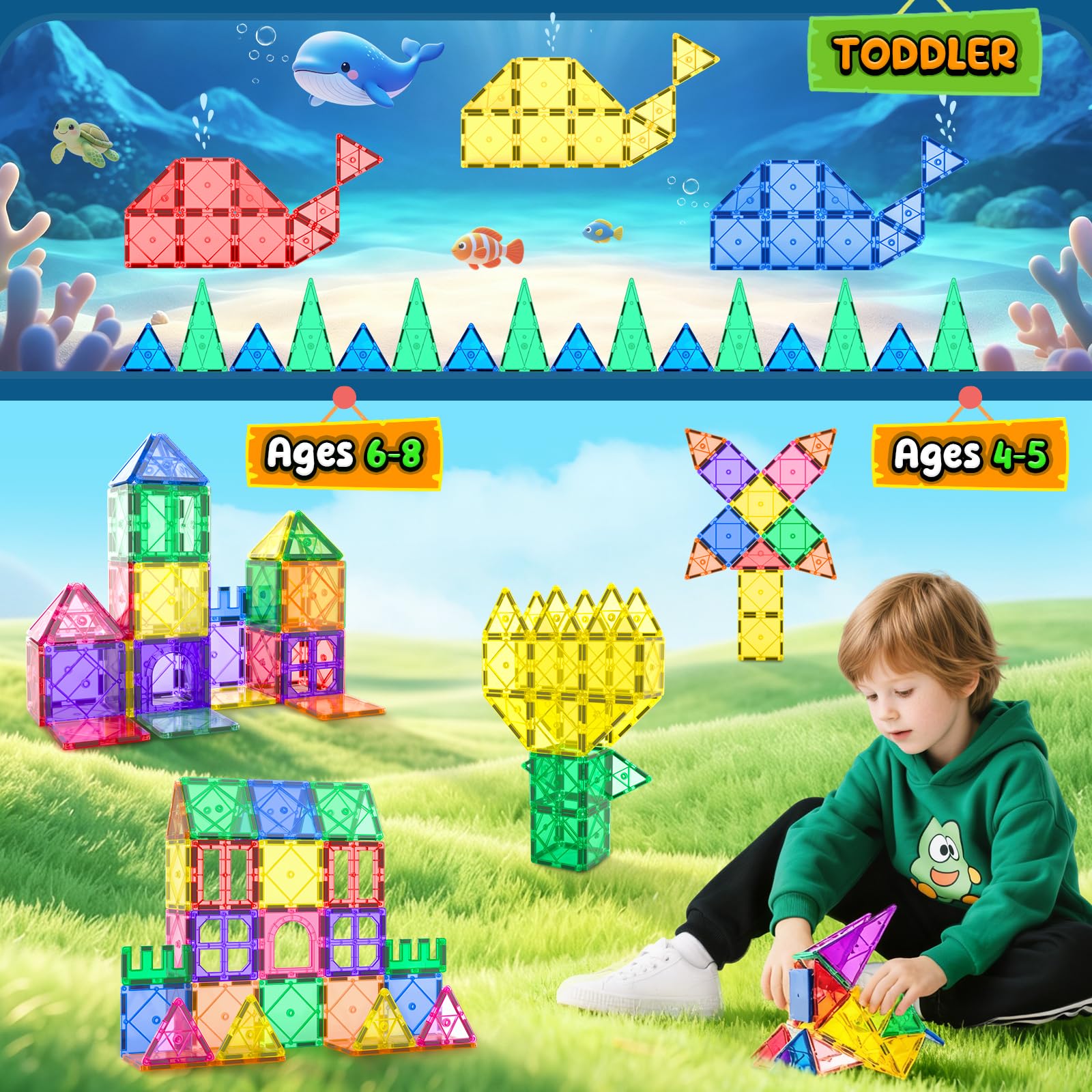 Soyee set en mesa como juego sensorial, útil para niños con necesidades especiales