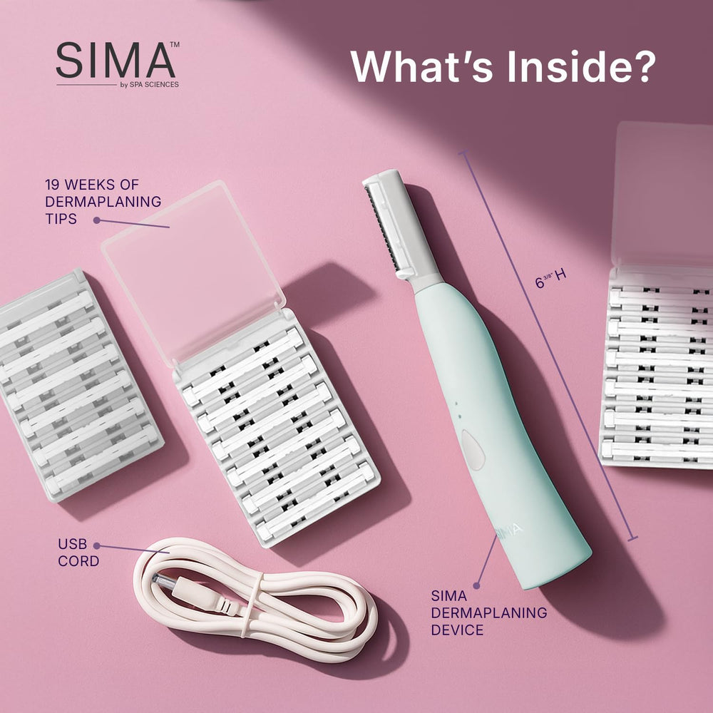 SPA SCIENCES SIMA embalaje abierto con 19 cuchillas y accesorios incluidos