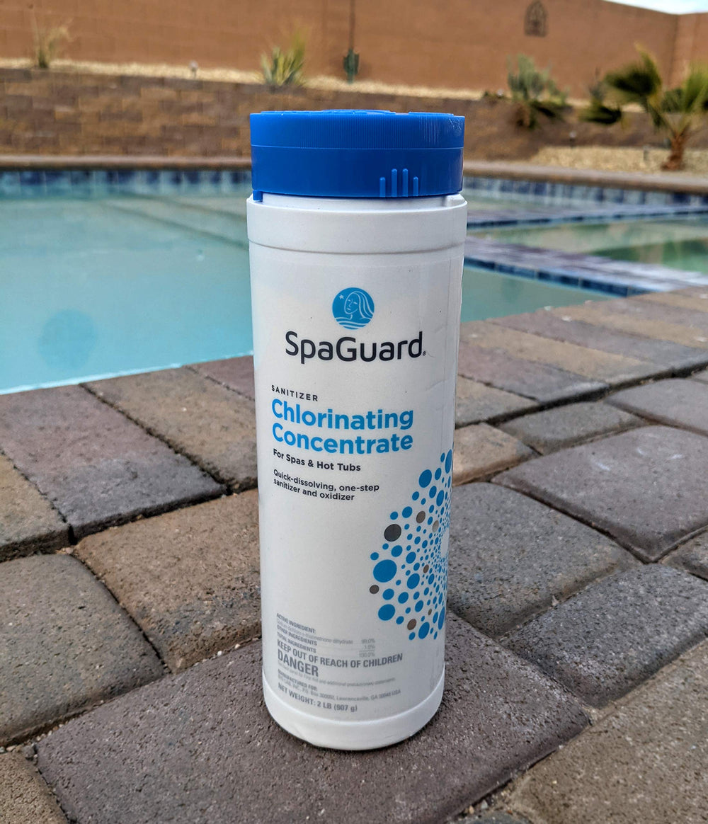 SpaGuard granules close-up texture for quick-dissolving action
