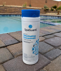 SpaGuard granules close-up texture for quick-dissolving action
