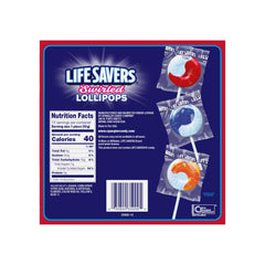 Spangler Life Savers primer plano del remolino, muestra textura atractiva