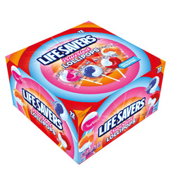 Spangler Life Savers caja frontal mostrando 72 paletas, ideal para eventos