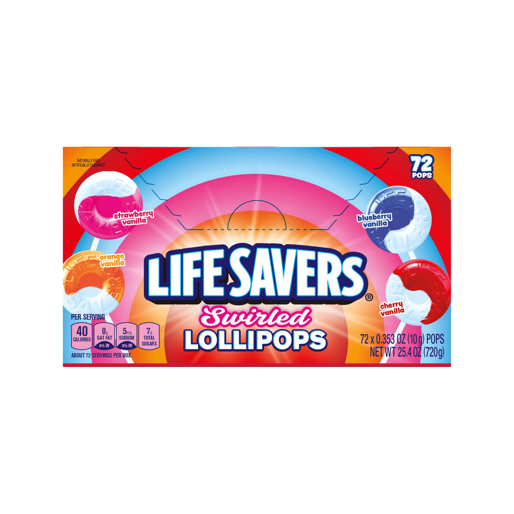 Spangler Life Savers paleta en mano, tamaño práctico para niños y adultos
