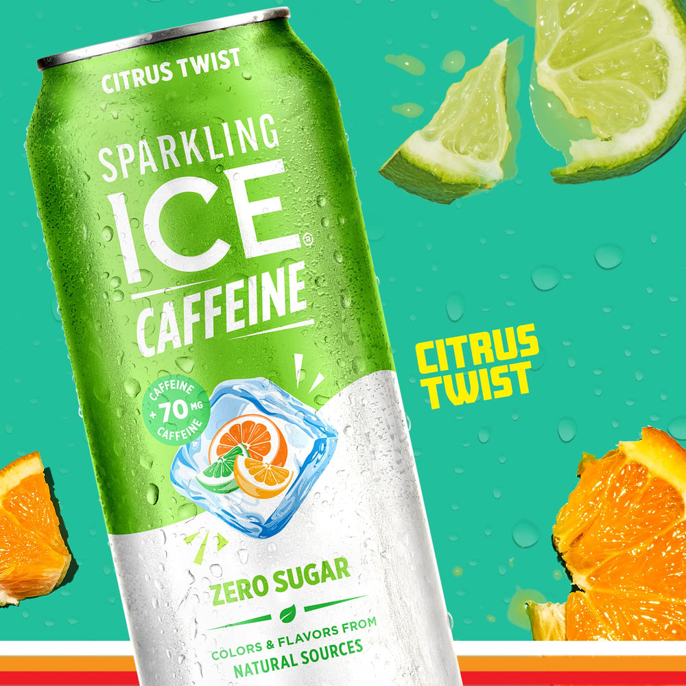 Sparkling Ice en picnic con fruta cítrica, opción refrescante para reuniones