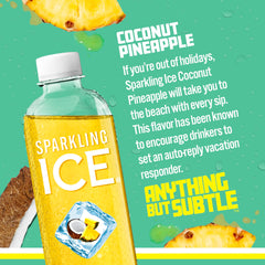 Sparkling Ice detalle de etiqueta y burbujas muestra calidad visible