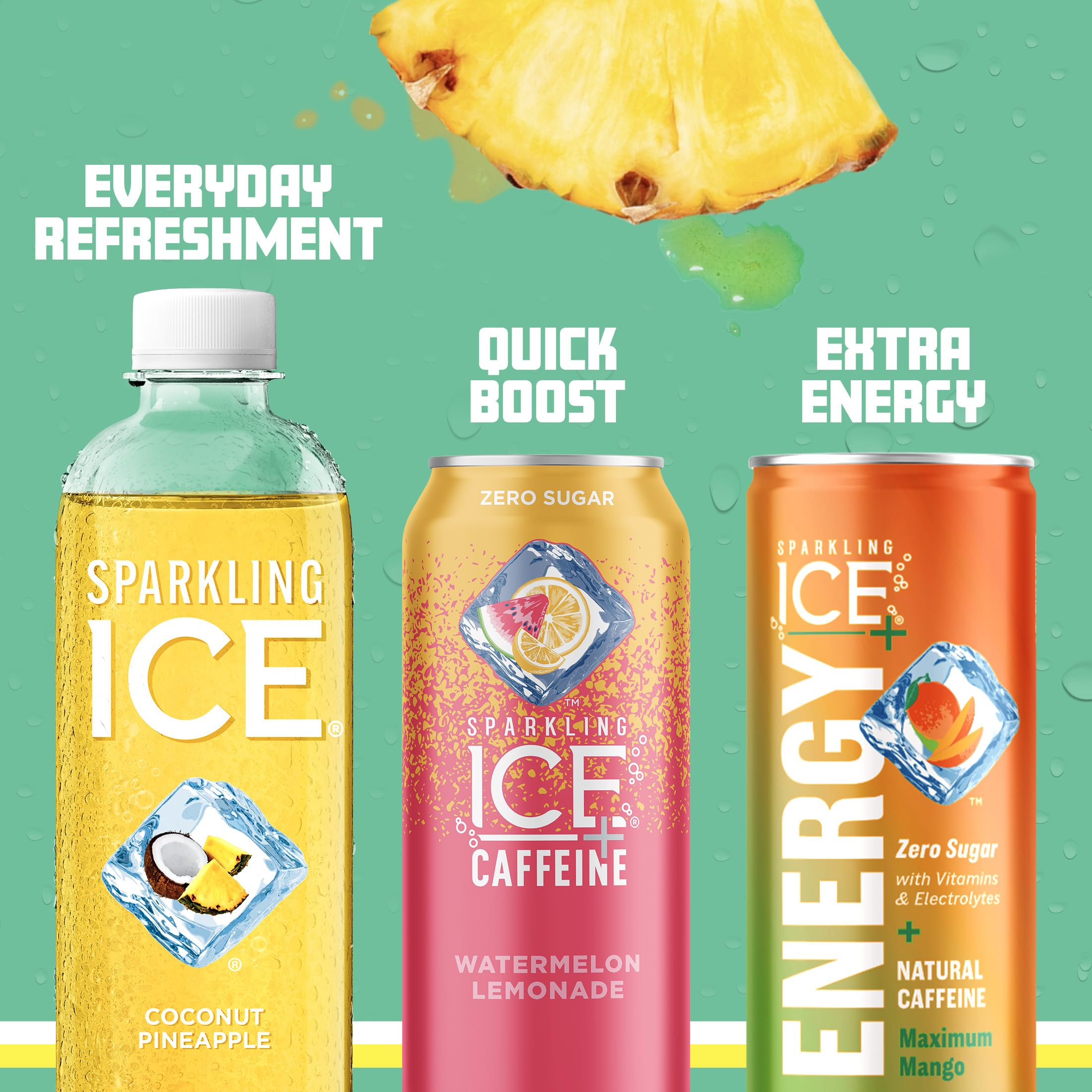 Sparkling Ice embalaje de 12 botellas para almacenar y compartir