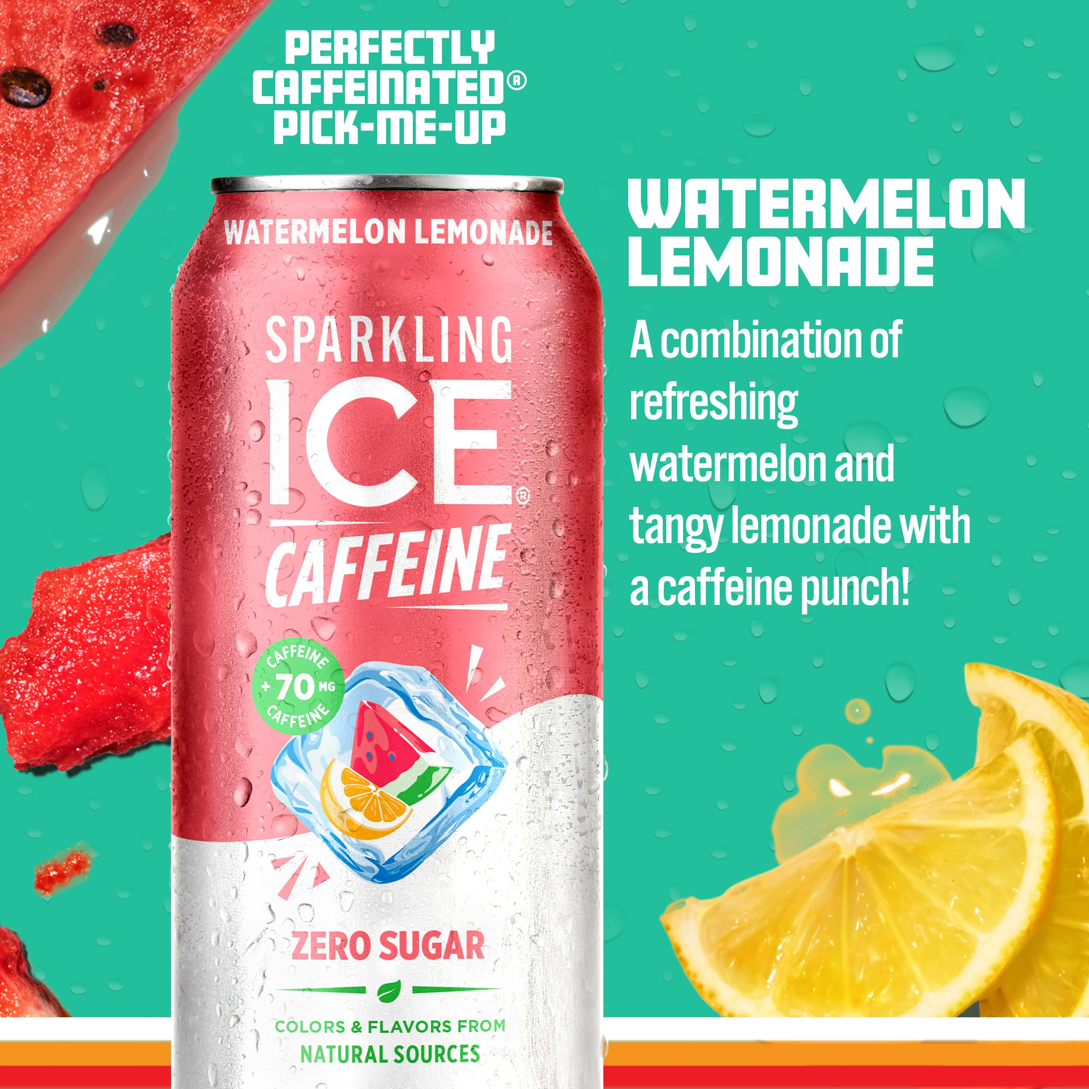 Sparkling Ice primer plano de burbujas y textura enfatizando frescura