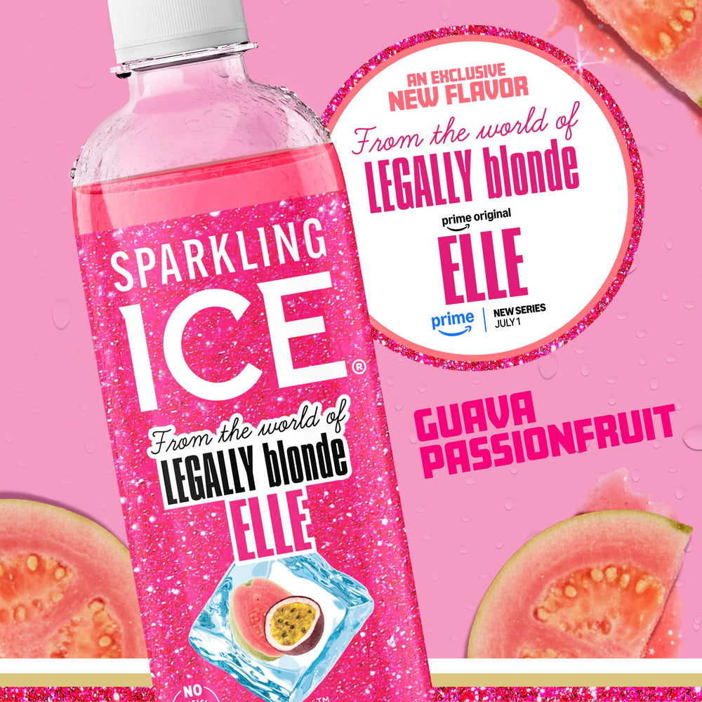 Sparkling Ice detalle de burbujas y textura para resaltar sabor intenso y efervescencia