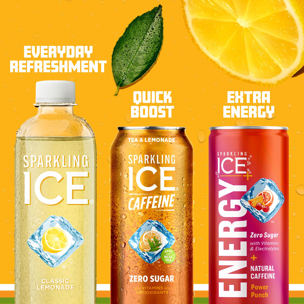 Sparkling Ice sobre mantel de picnic al aire libre para consumo social