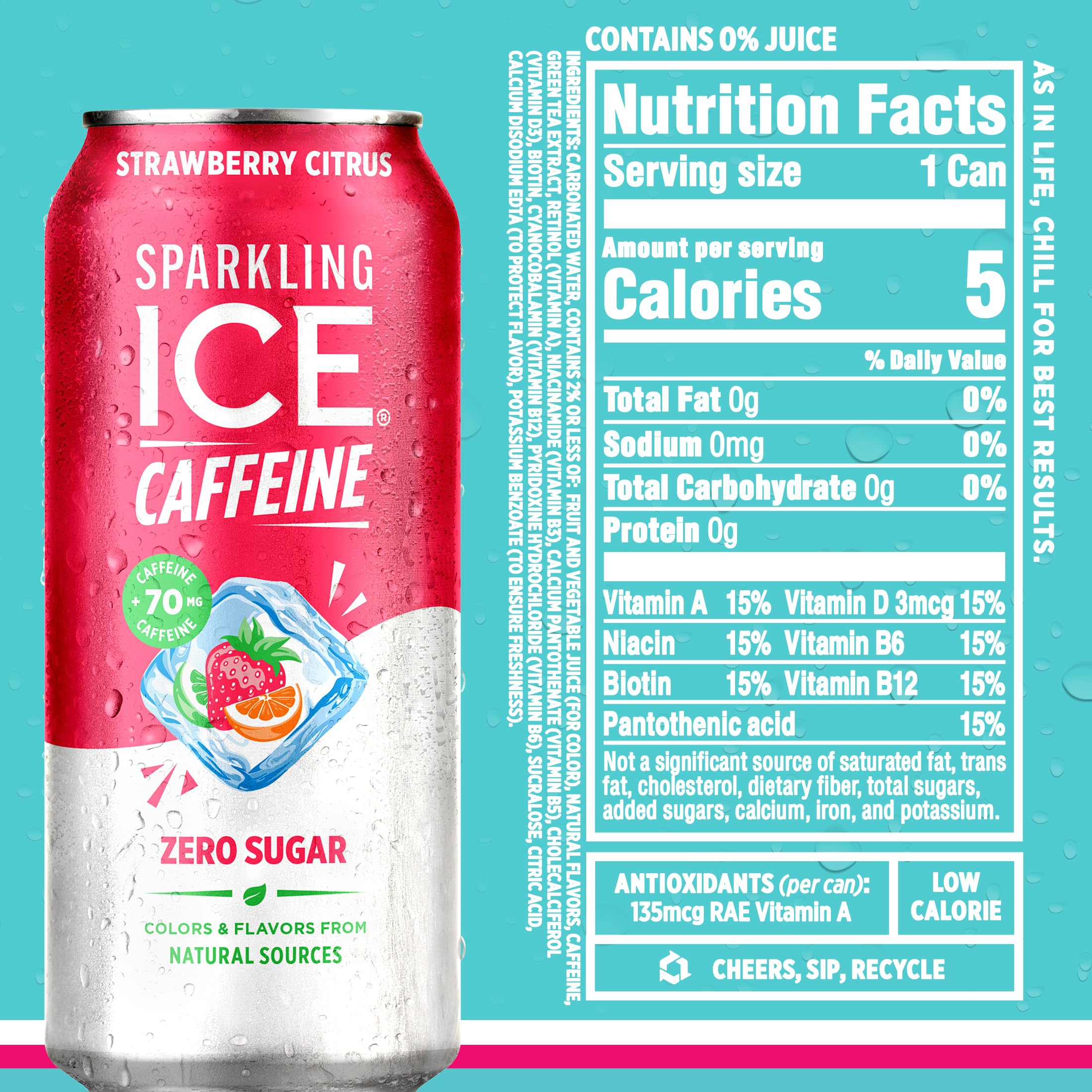 Sparkling Ice en picnic con latas frías ideal para compartir y disfrutar