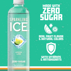 Sparkling Ice botella en mano demostrando portabilidad y conveniencia