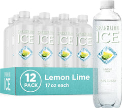 Sparkling Ice botella frontal mostrando etiqueta y diseño refrescante