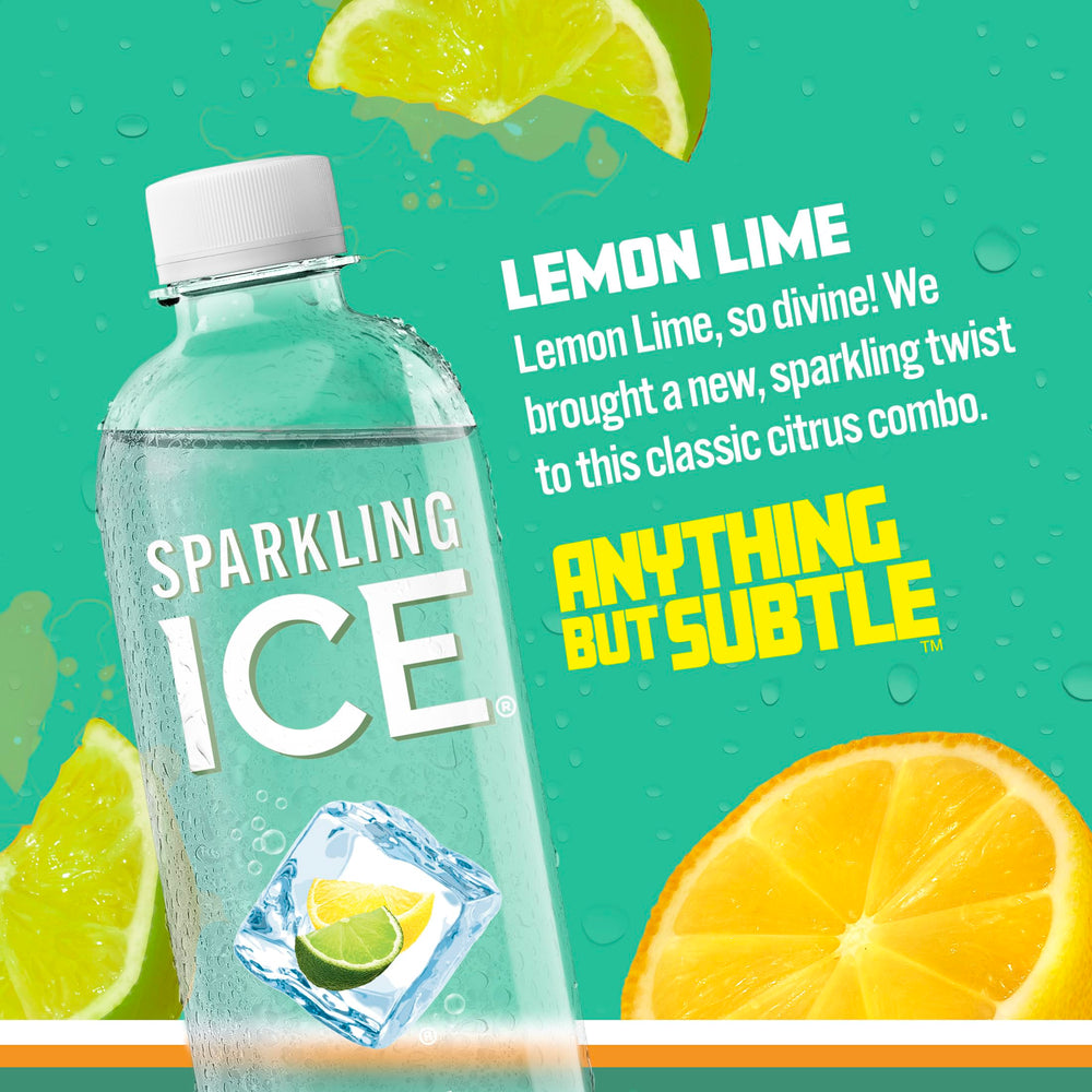 Sparkling Ice detalle de burbujas y textura para sensación refrescante