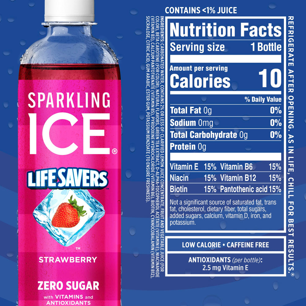 Sparkling Ice en mesa festiva evocando celebración patriótica y refresco