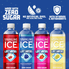 Sparkling Ice burbujeo y textura gaseosa que resalta sabor refrescante