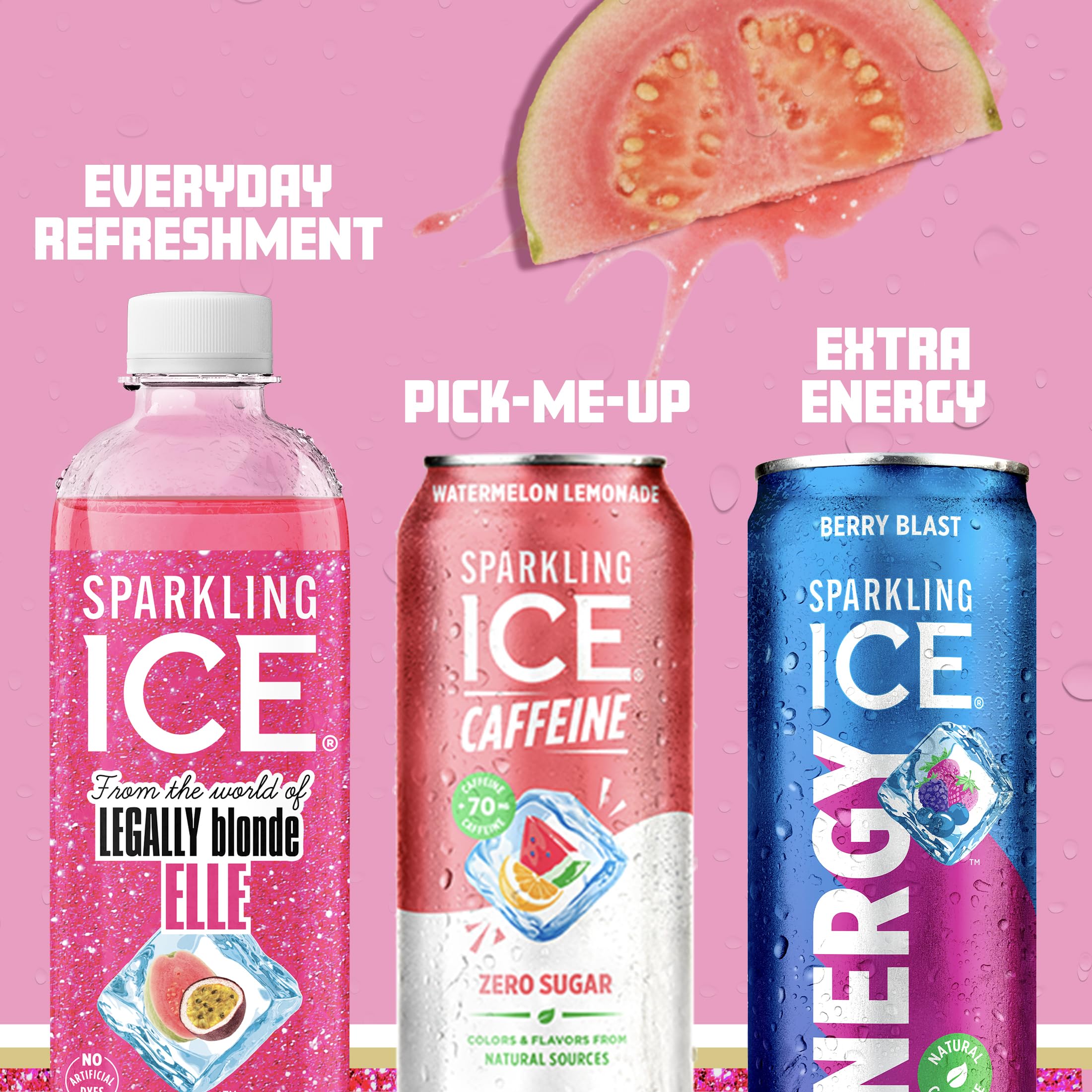 Sparkling Ice pack de 12 botellas listo para almacenamiento y uso en eventos