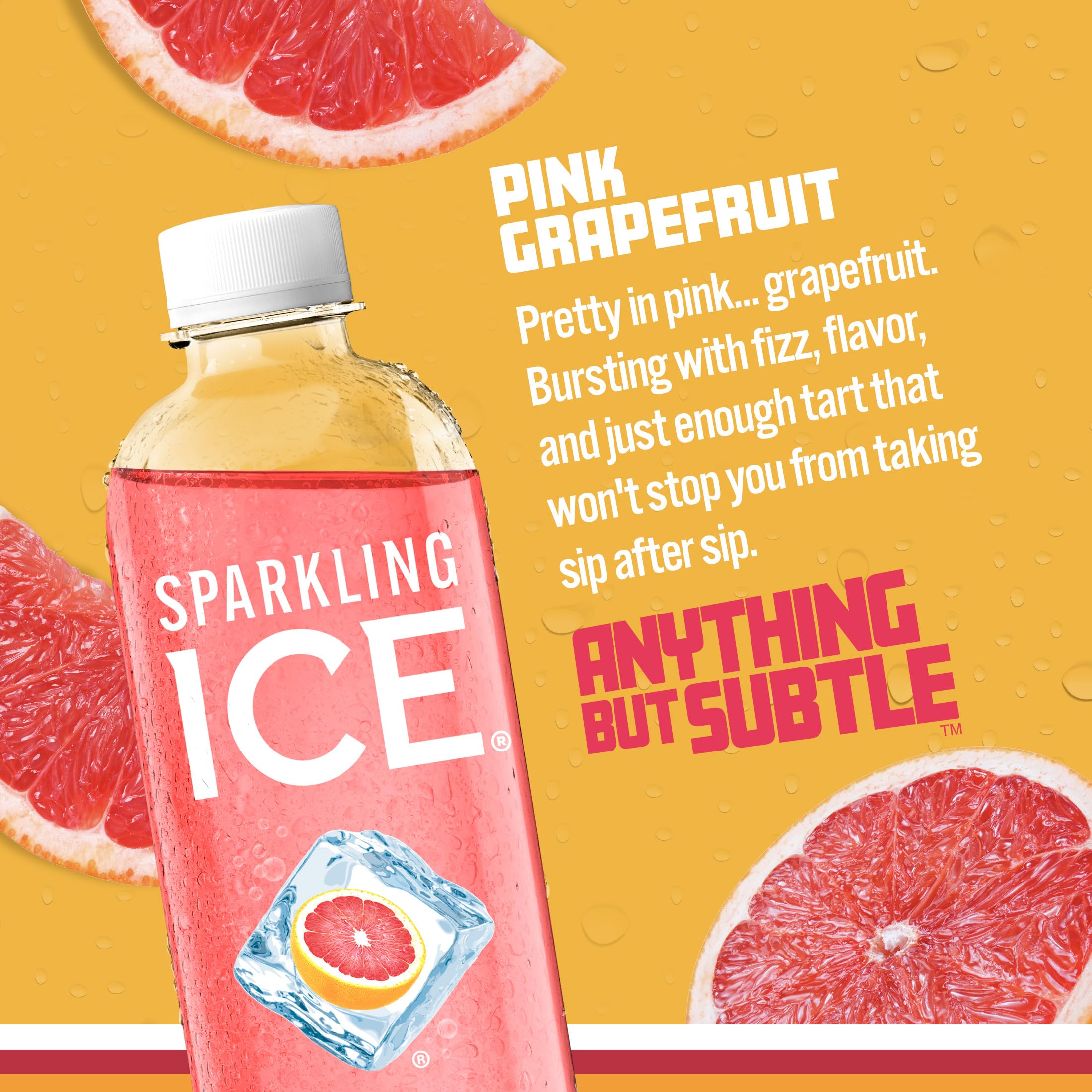 Sparkling Ice primer plano del burbujeo para sensación refrescante inmediata