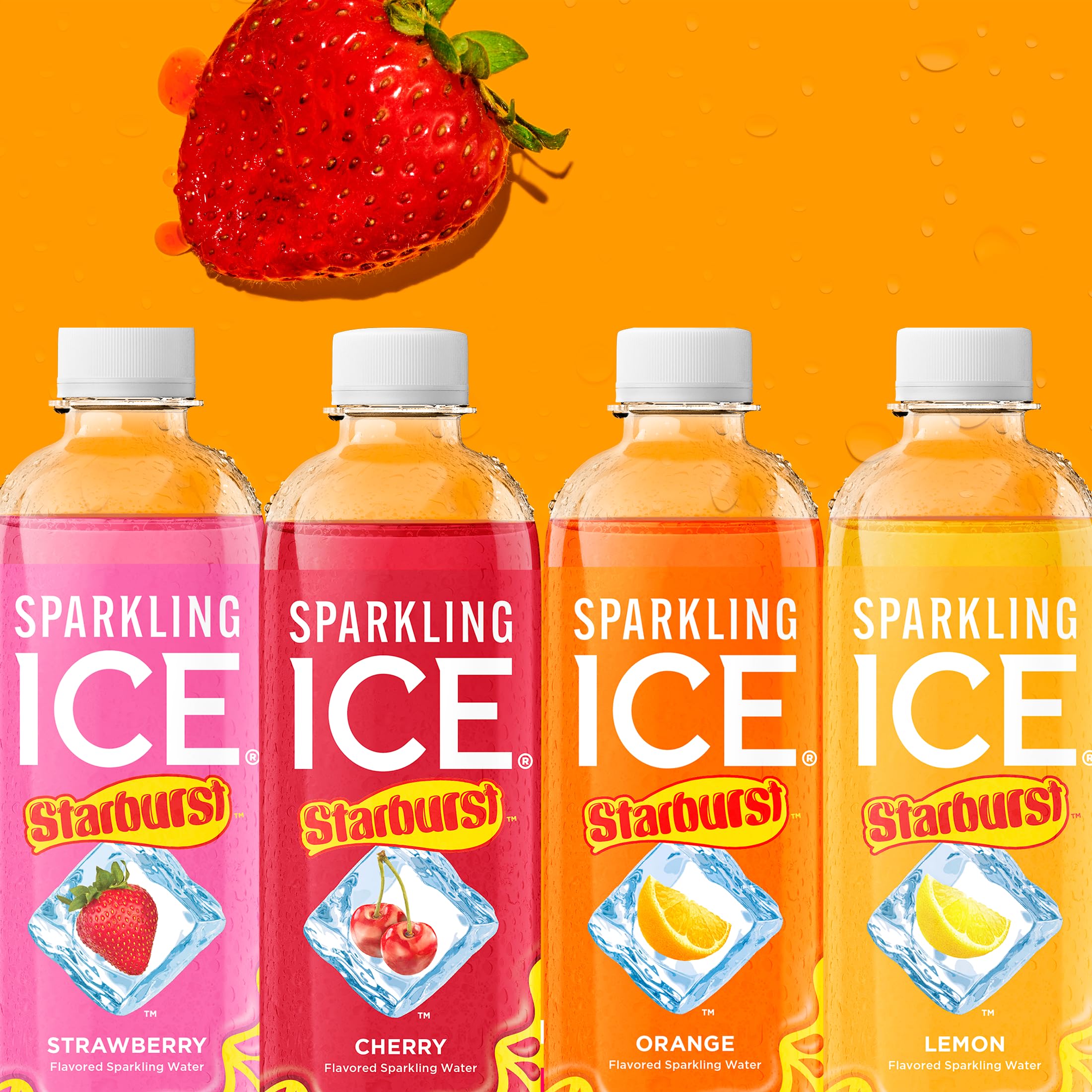 Sparkling Ice en mesa de picnic con snacks, destaca conveniencia y sabor