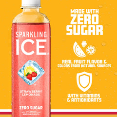 Sparkling Ice servido en copa como mocktail ideal para reuniones