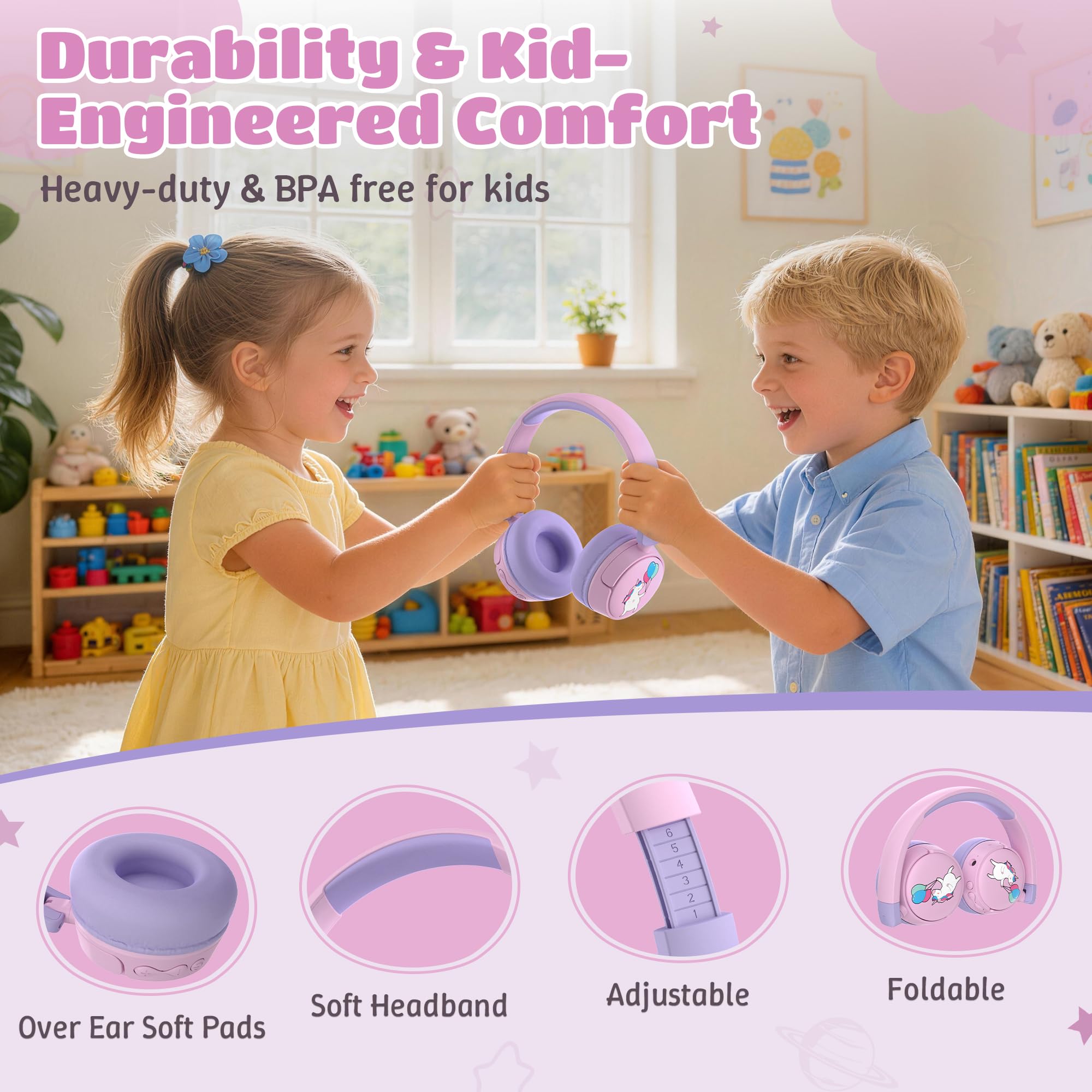 Sparks Plus diseño unicornio cercano que encanta a las niñas