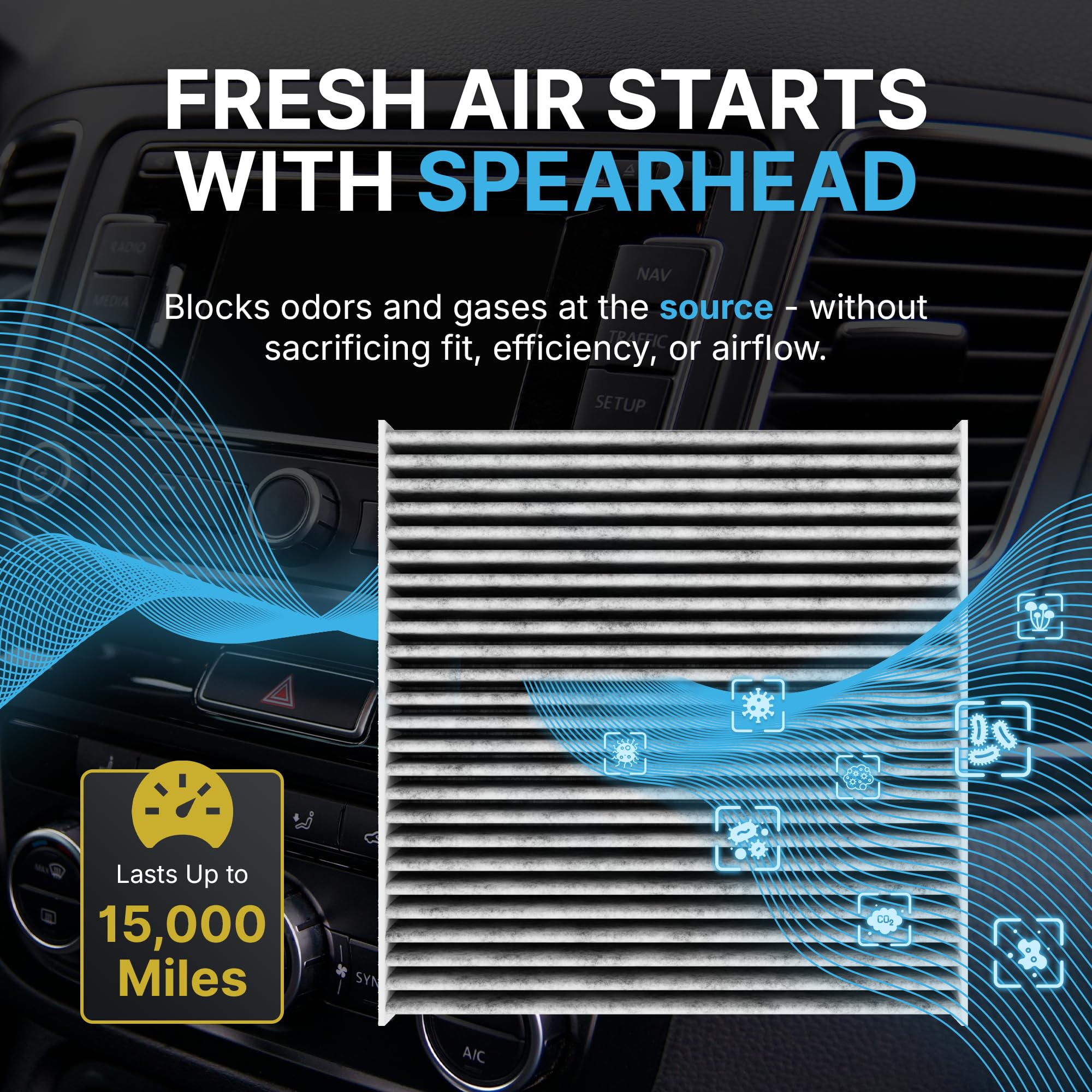 SPEARHEAD BE-150 comparación de tamaño con regla para ver escala exacta