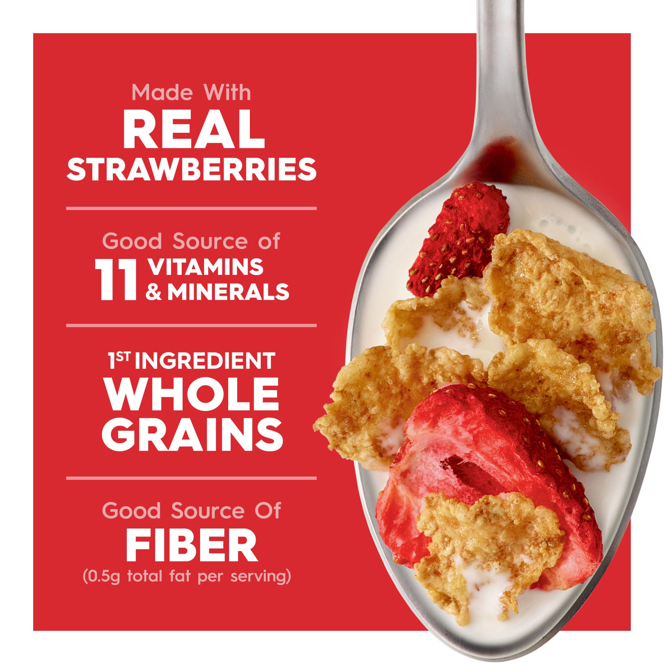 Kellogg's Special K etiqueta nutricional mostrando vitaminas, minerales y fibra