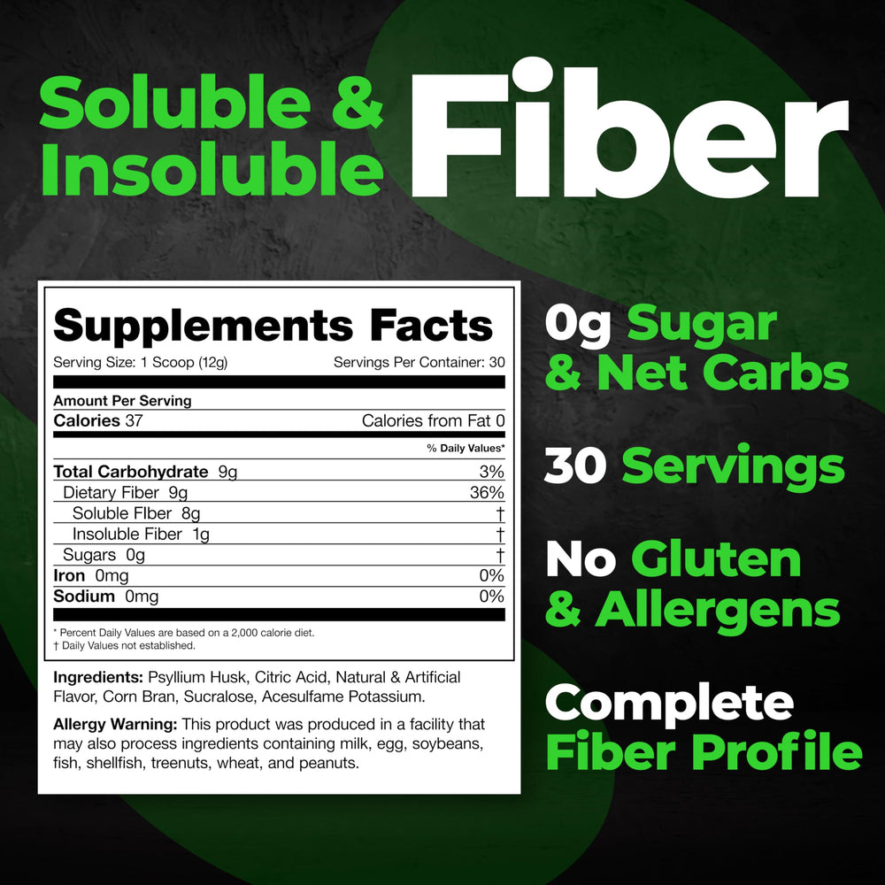 Species Nutrition vaso con Fiberlyze mezclado listo para beber, sabor mango