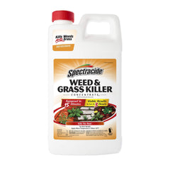 Spectracide envase frontal 64 oz mostrando etiqueta y uso