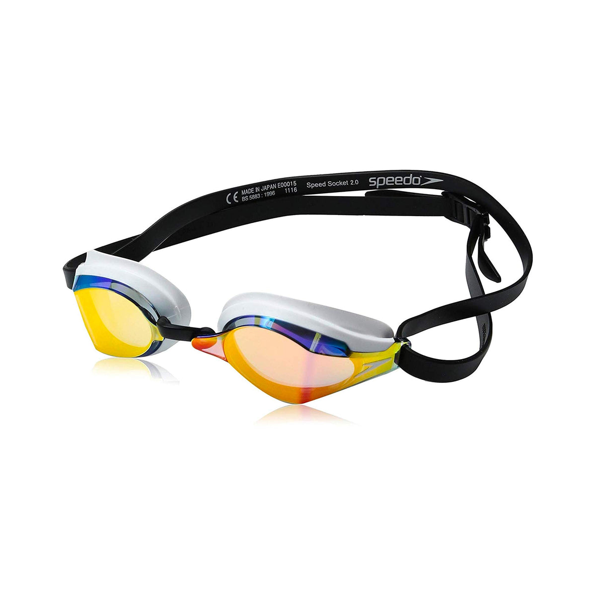 Speedo vista frontal de las Speed Socket 2.0 mostrando perfil hidrodinámico y comodidad