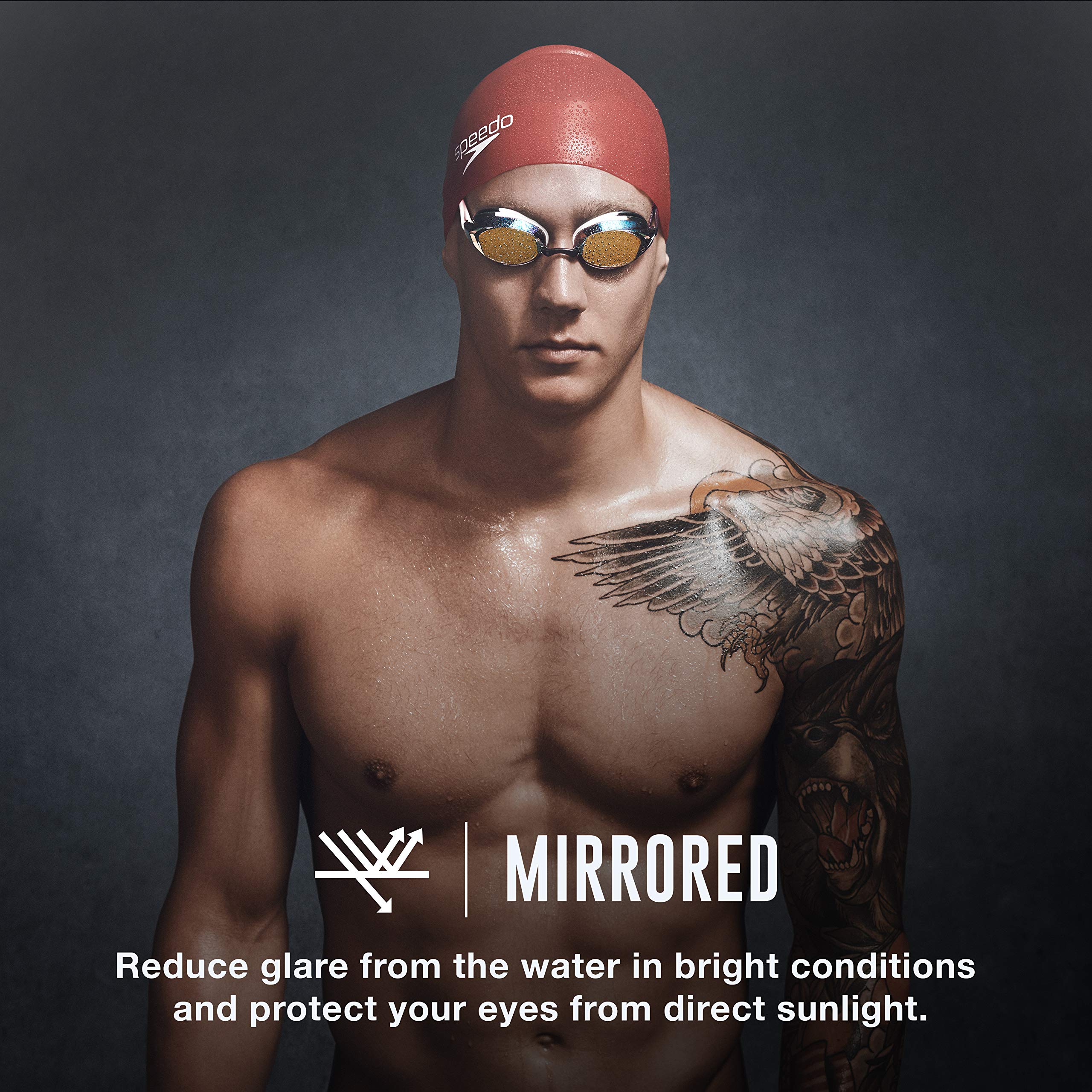 Speedo vista lateral con ajuste ceñido alrededor del ojo beneficioso