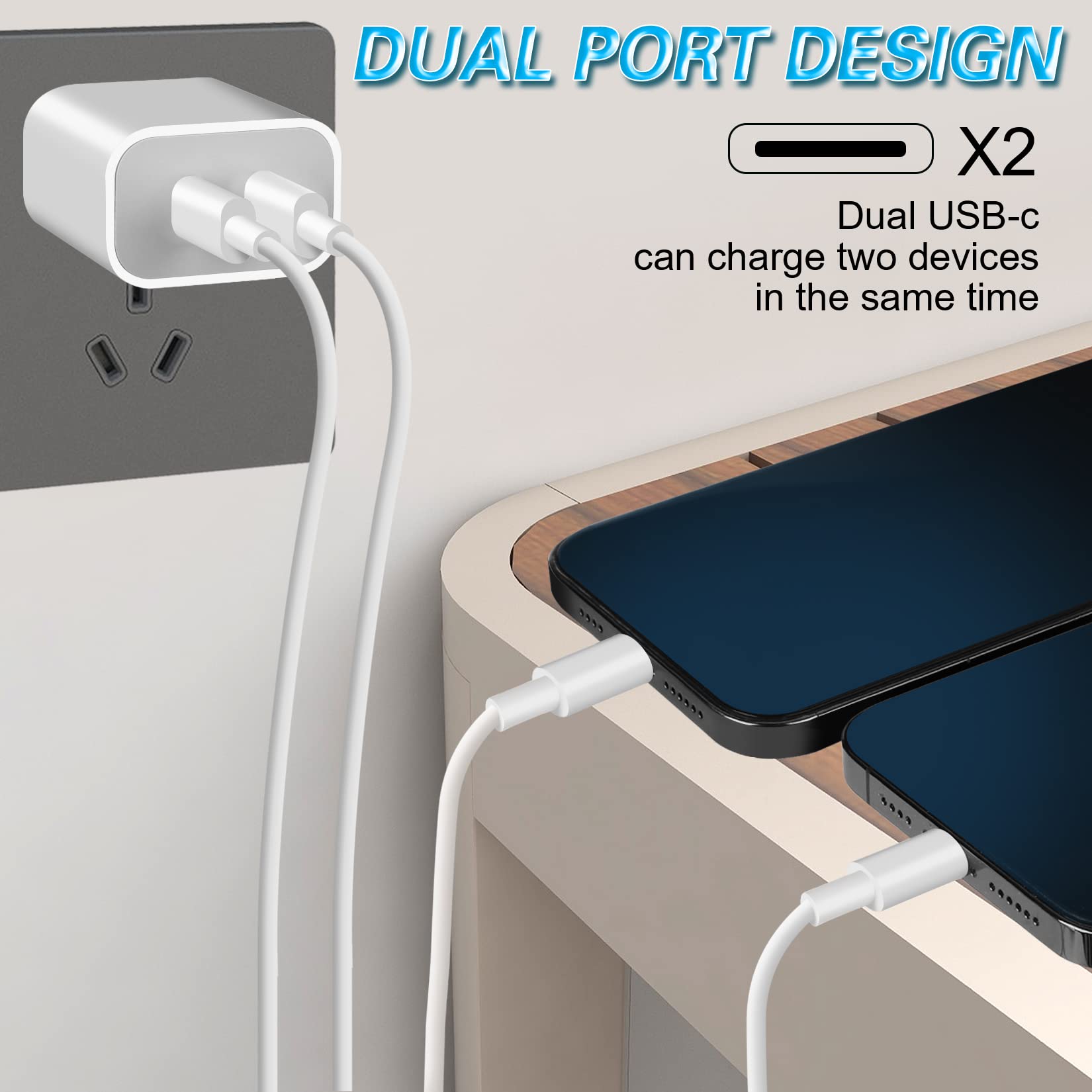 SpeedScope dos cables de 6FT extendidos demostrando longitud útil y flexibilidad para uso cómodo