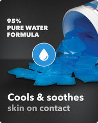 Spenco textura del gel 95% agua que aporta sensación fría aliviante