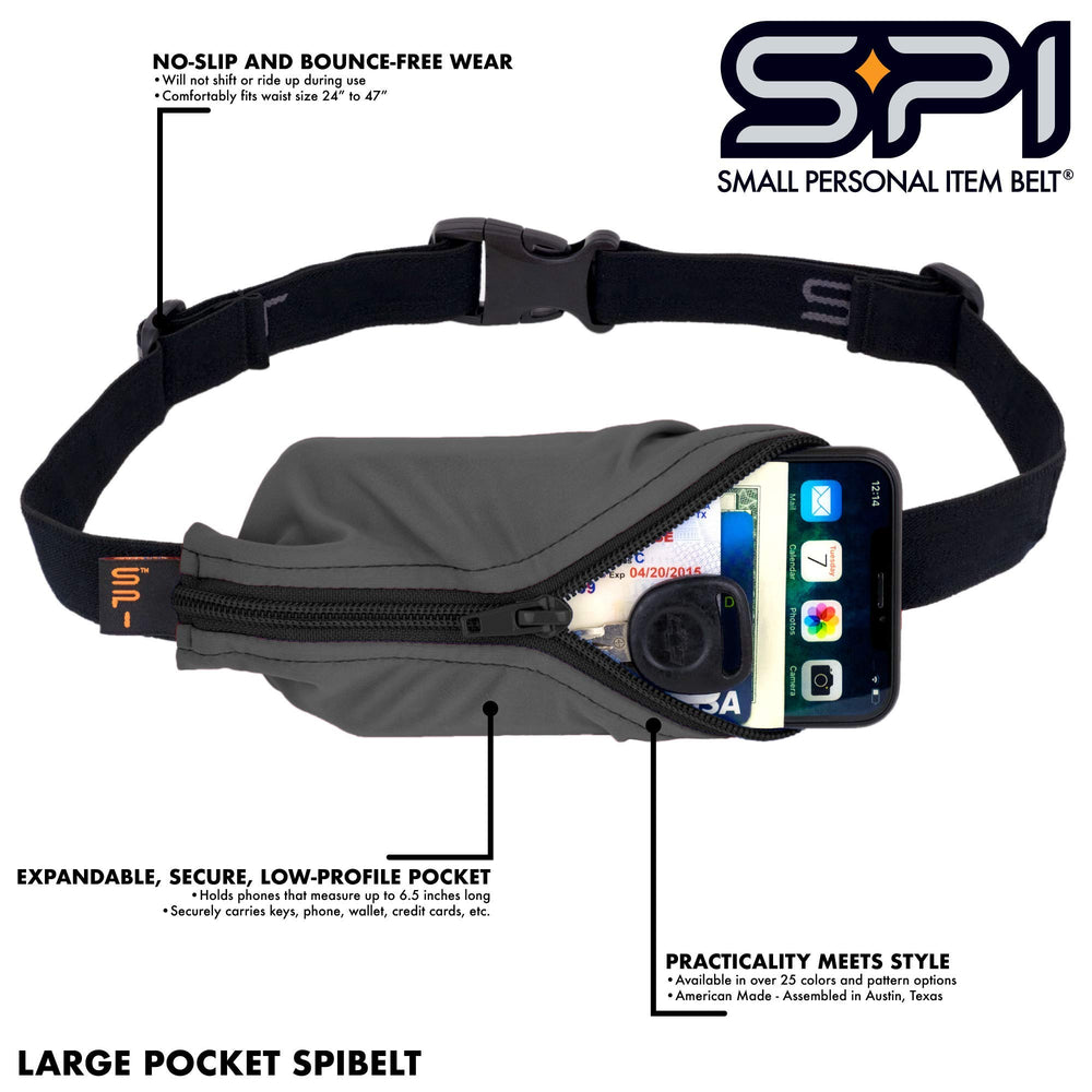 SPIbelt tejido elástico mostrando flexibilidad y ajuste sin rebote
