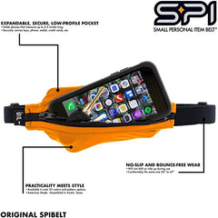SPIbelt en uso por hombre caminando, accesibilidad rápida a objetos
