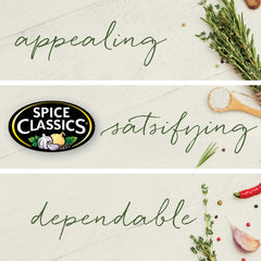 Spice Classics orégano añadiéndose a salsa, mejora sabor de guisos