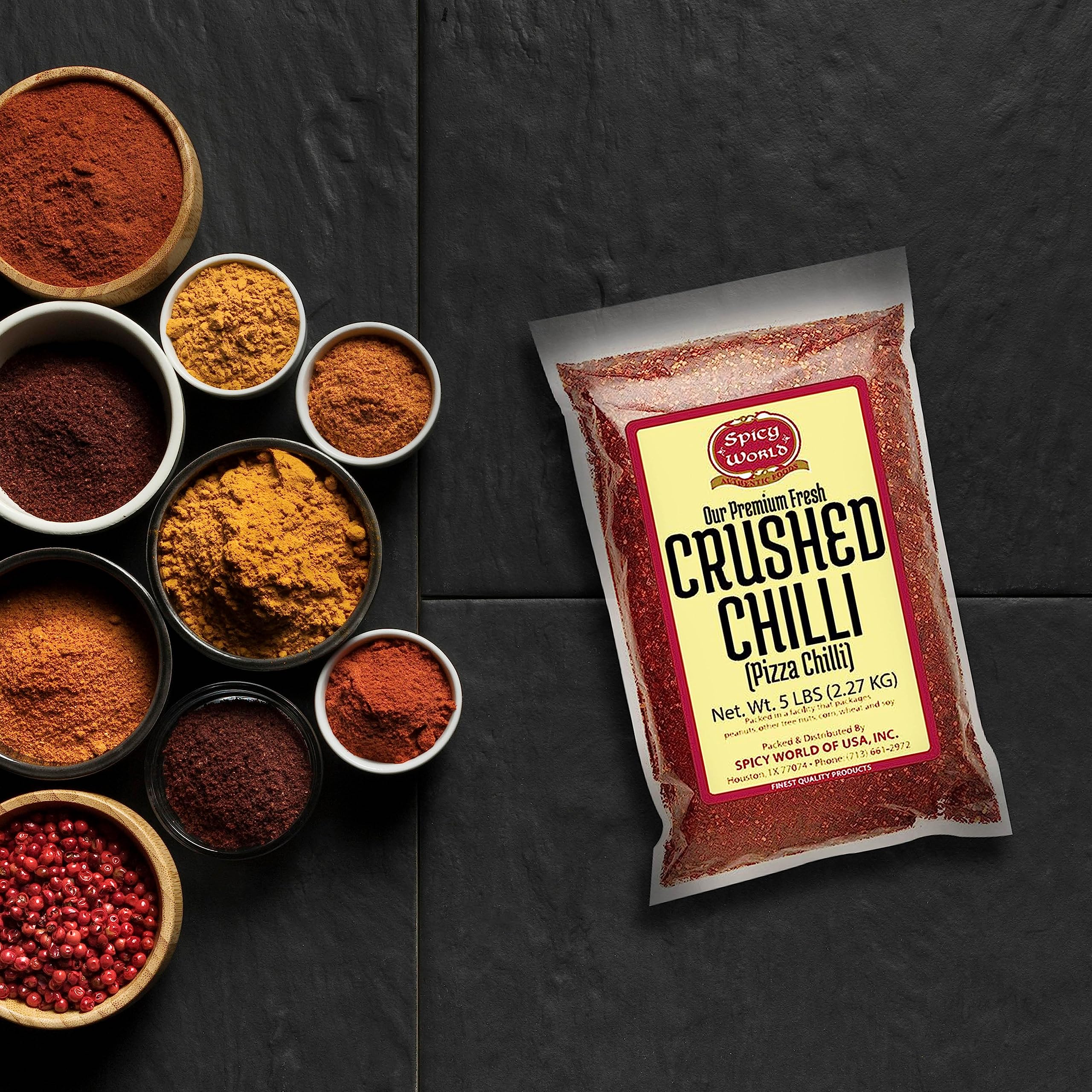 Spicy World detalle del sello al vacío que conserva aroma y frescura