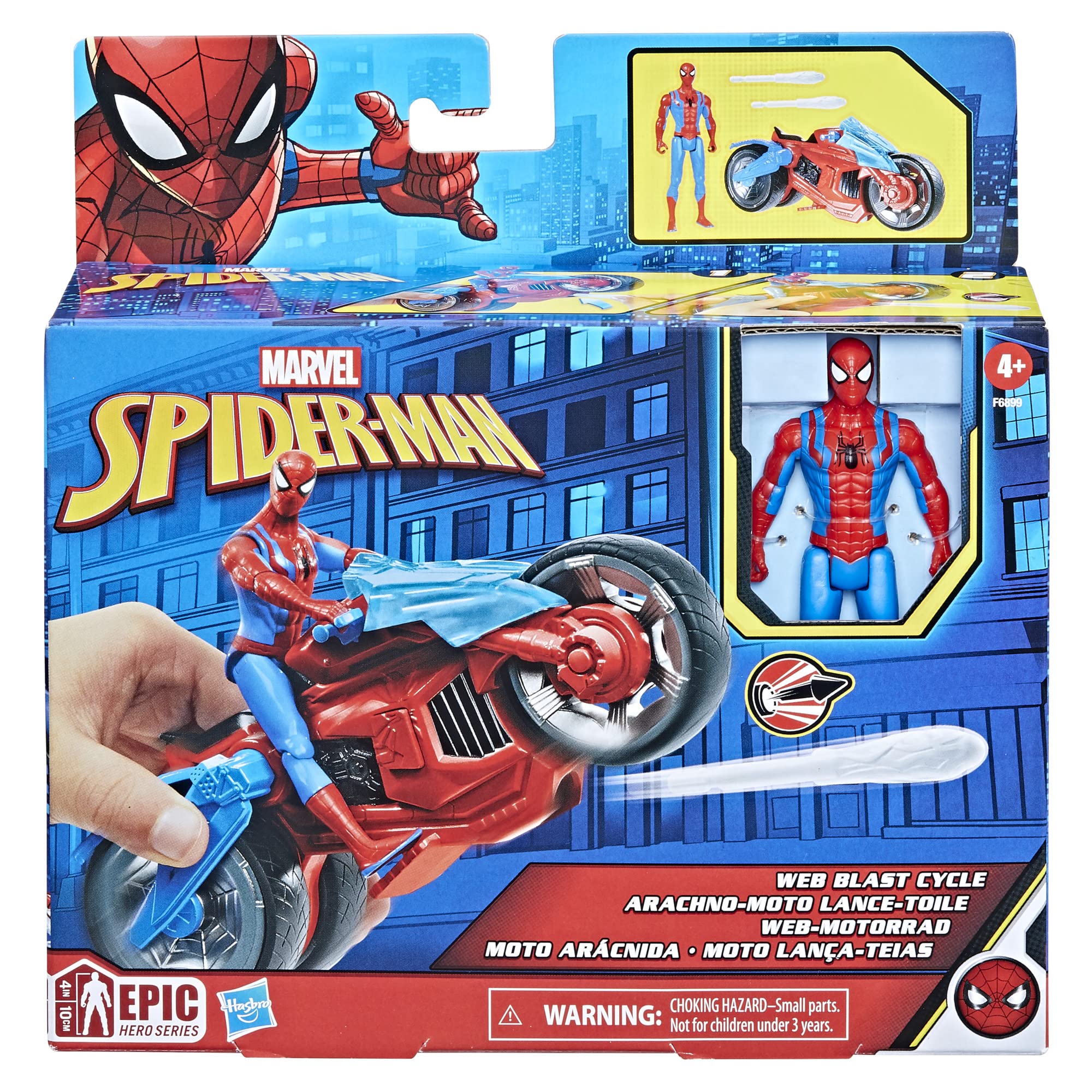 Spider-Man figura posando con articulación y poses dinámicas