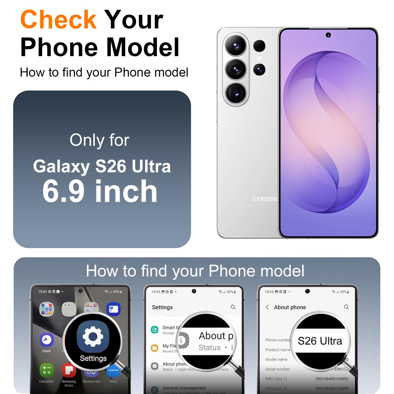 SPIDERCASE soporte plegable de aluminio en posición paisaje para comodidad